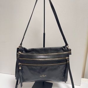 Kate Spade black leather bag